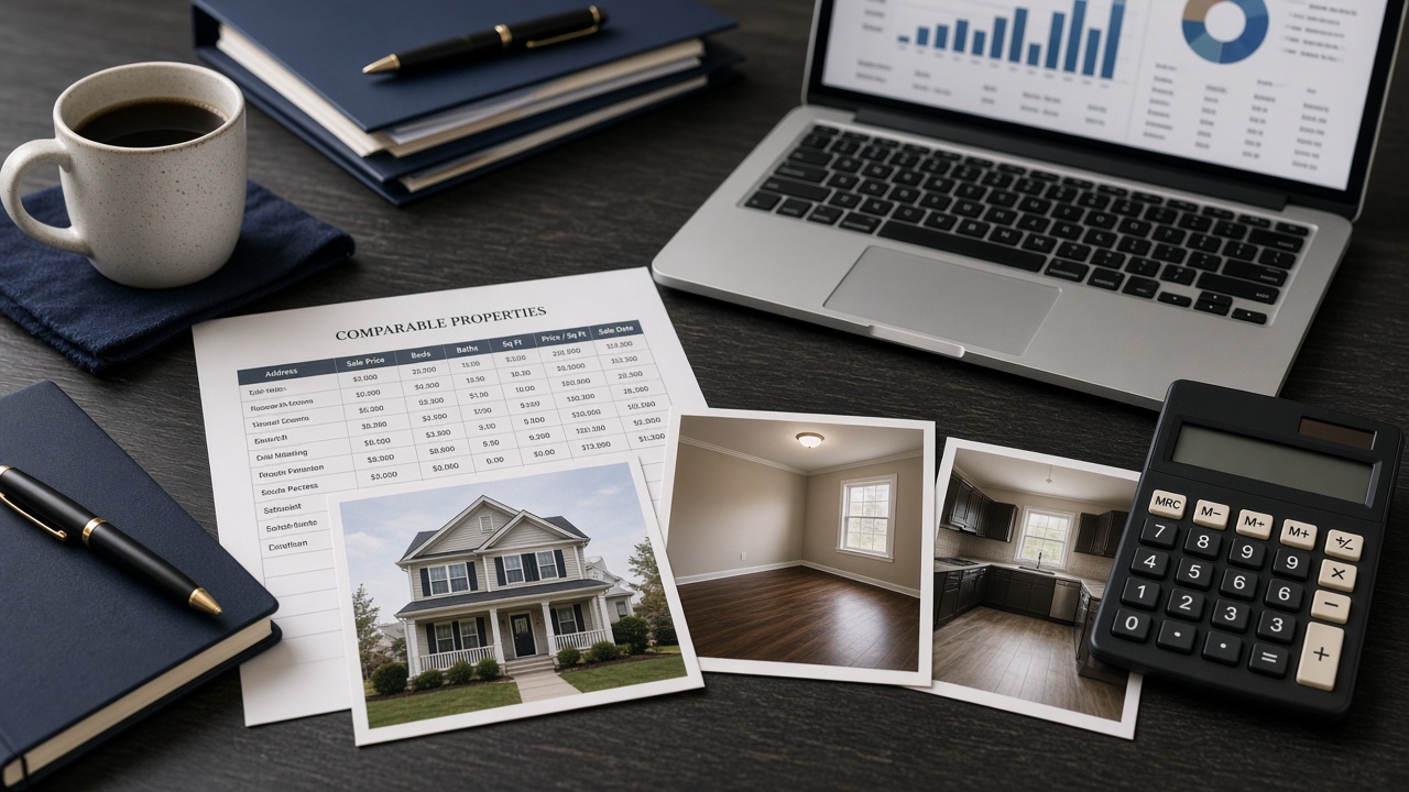 Property research and planning desk